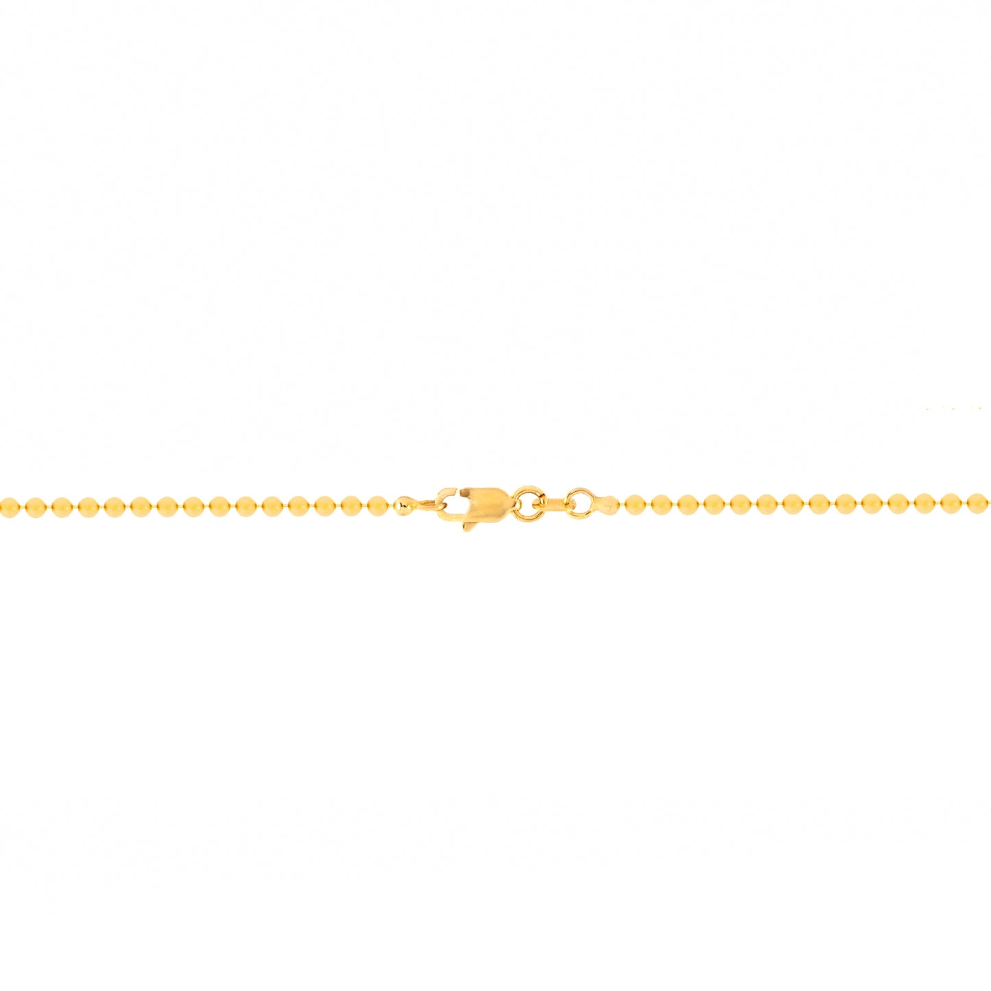 Cadena Bolitas En Oro Italiano De 14k. Oro Fino Joyería.