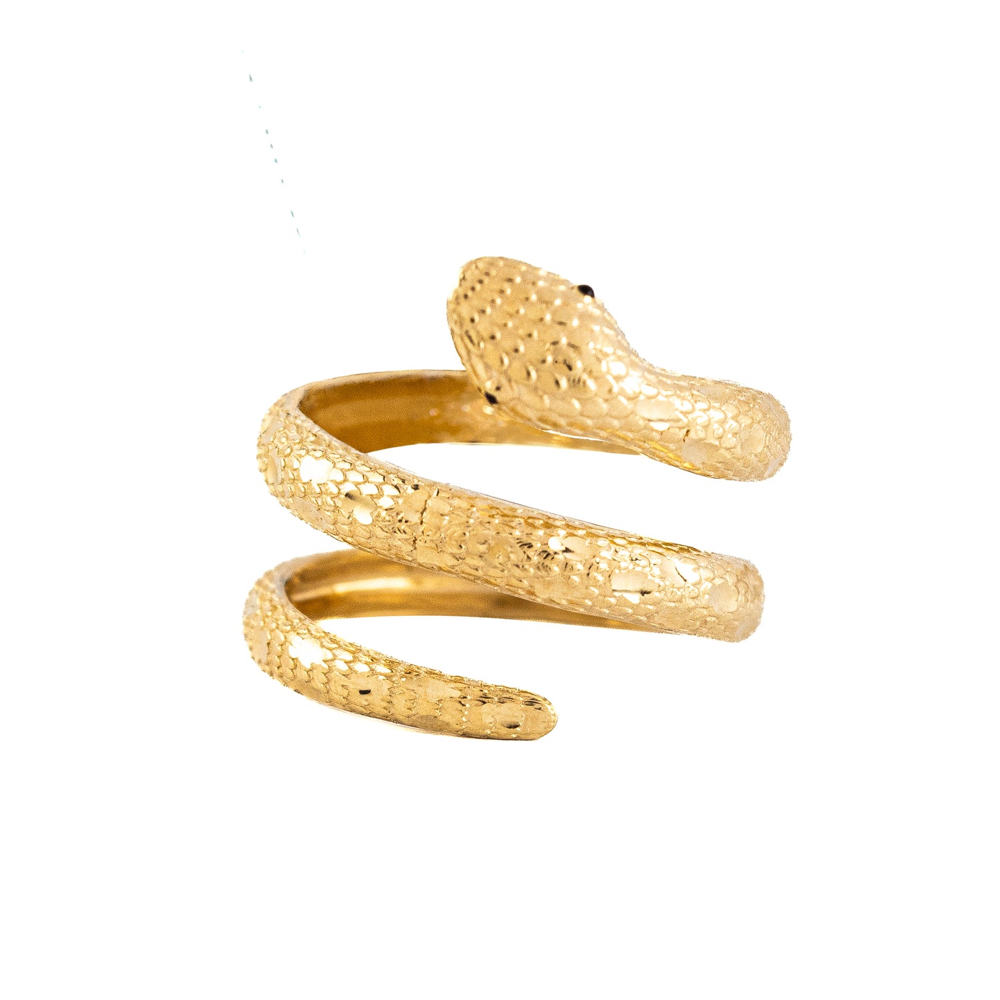 Anillo Serpiente Oro Italiano 14 Kilates. Oro Fino Joyería.