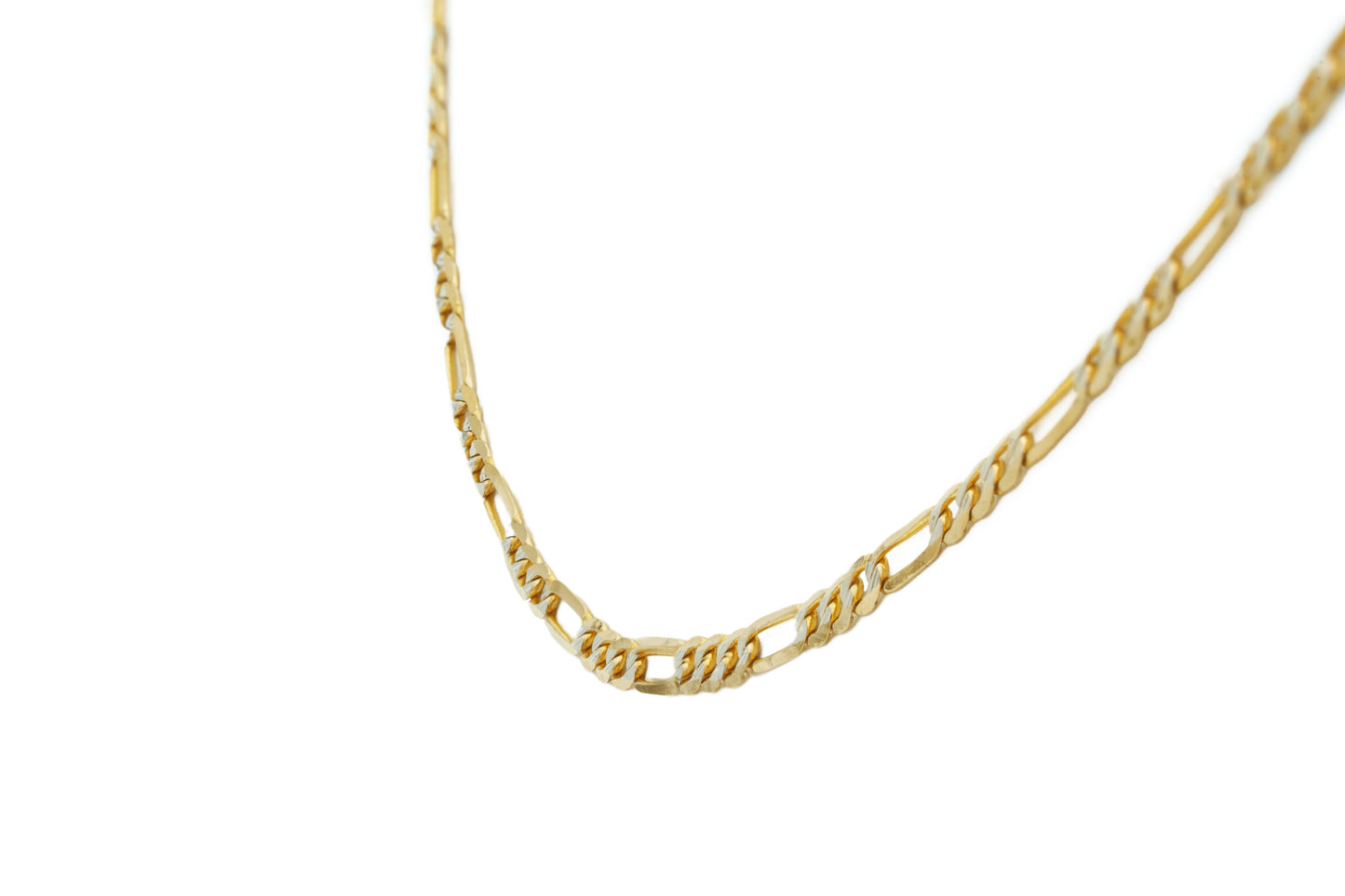 Cadena tipo Cartier Diamantada Oro Italiano 10 Kilates. Oro Fino Joyería