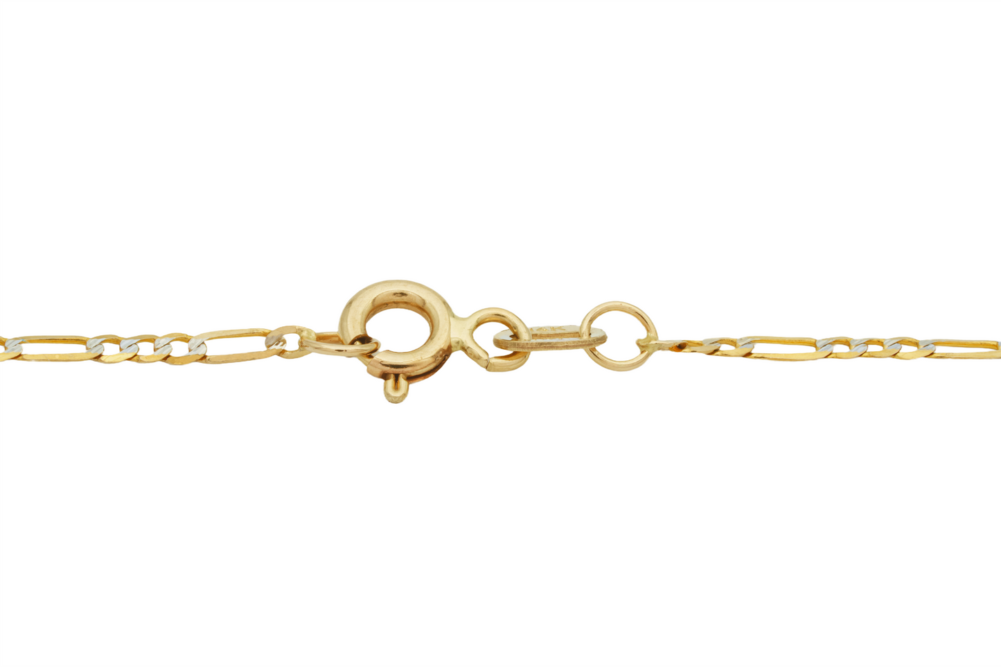 Cadena tipo Cartier Diamantada Oro Italiano 10 Kilates. Oro Fino Joyería