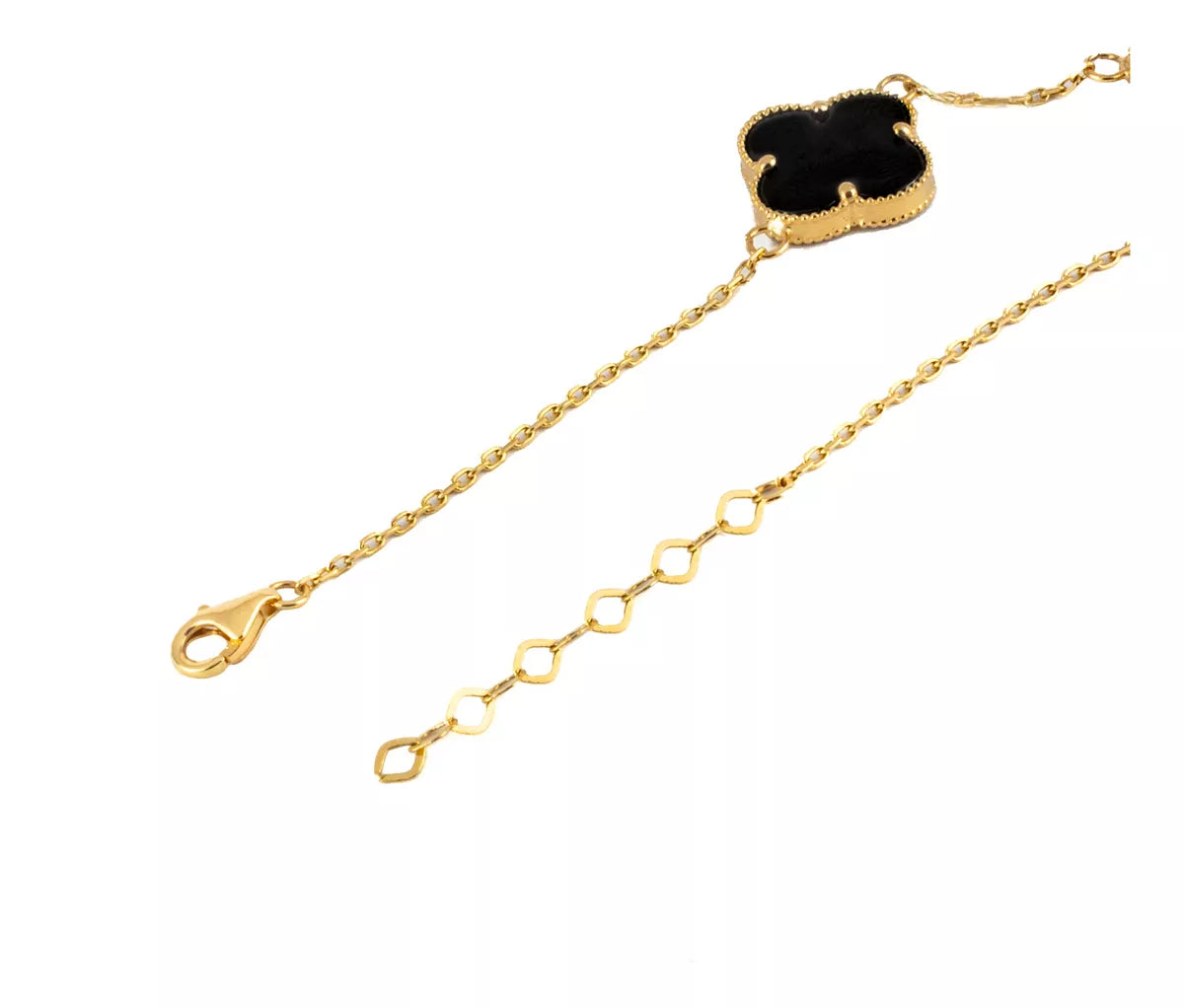 Pulso Trébol Oro 14 Kilates. Oro Fino Joyería.