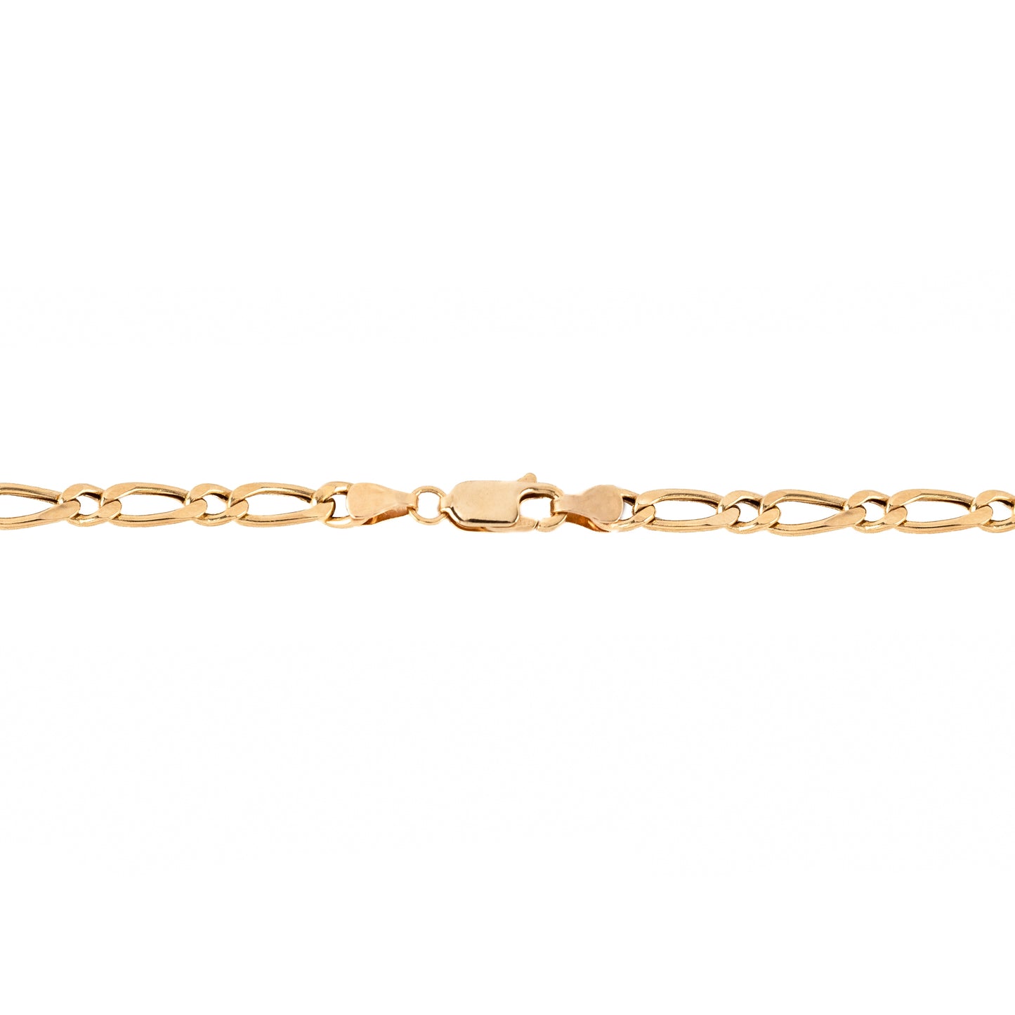 Cadena 1x1 En Oro Italiano De 14 Kilates. Oro Fino Joyería