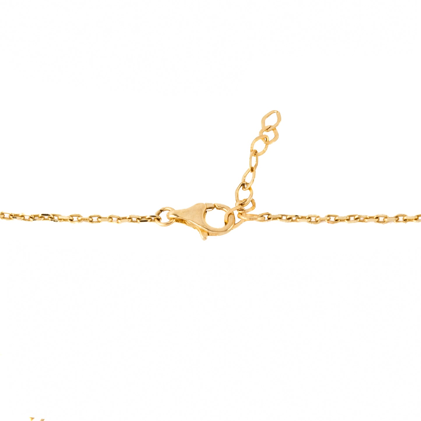 Pulsera Trébol Blanco/dorado Oro 10k. Oro Fino Joyería.