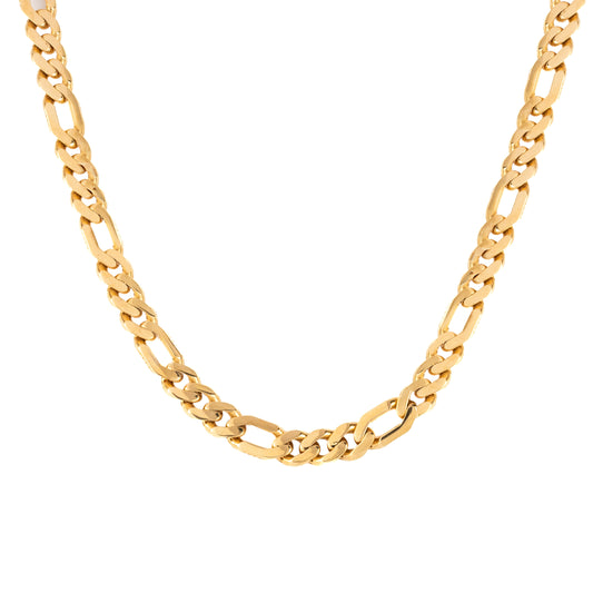 Cadena Tipo Monaco Oro 14 Kilates. Oro Fino Joyería